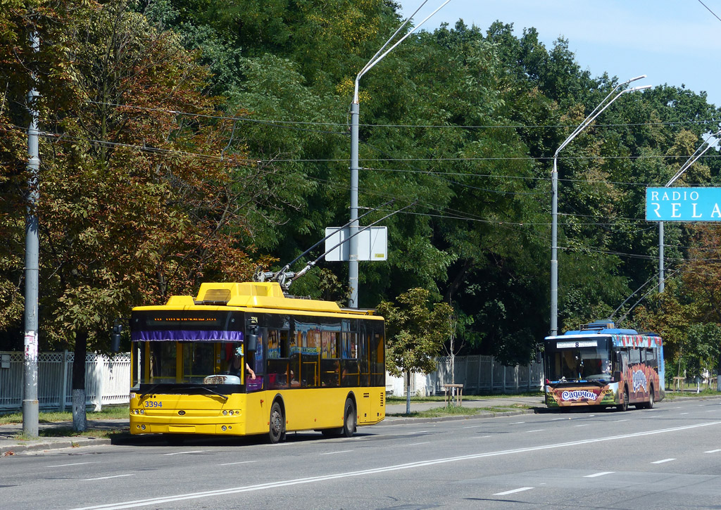 Киев, Богдан Т70110 № 3394; Киев, ЛАЗ E183D1 № 3912