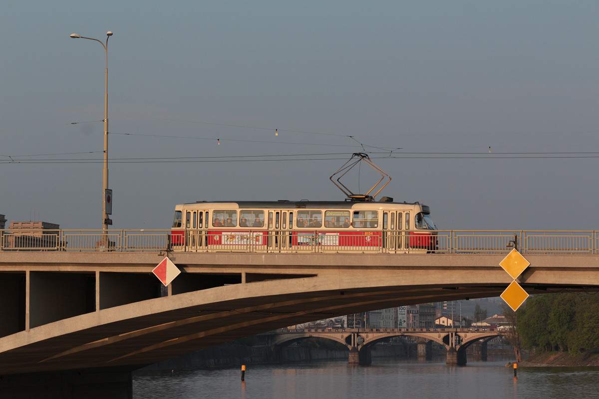 Прага, Tatra T3R.PV № 8154