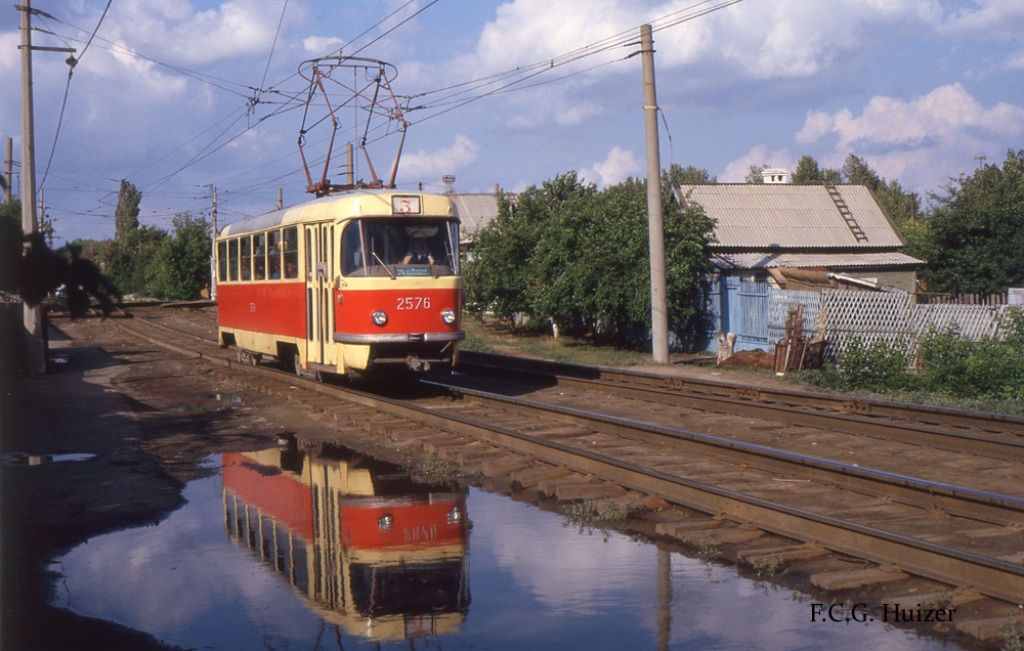 Волгоград, Tatra T3SU (двухдверная) № 2576