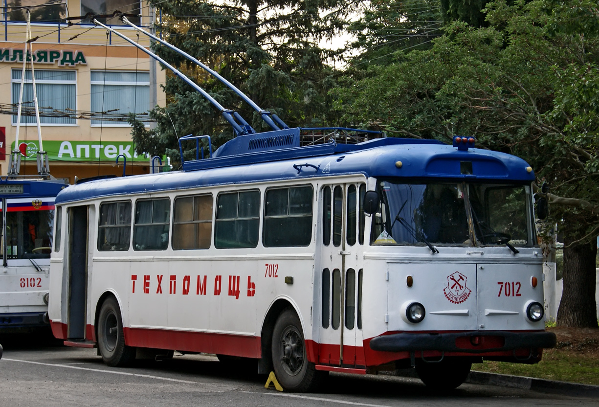 Крымский троллейбус, Škoda 9TrH27 № 7012