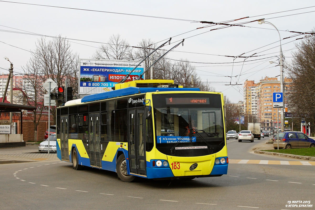 Краснодар, ВМЗ-5298.01 «Авангард» № 183