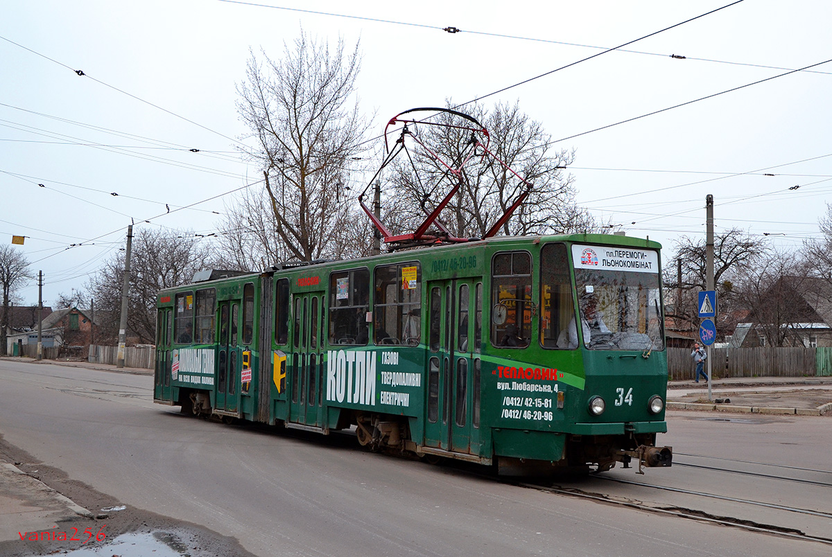 Житомир, Tatra KT4SU № 34