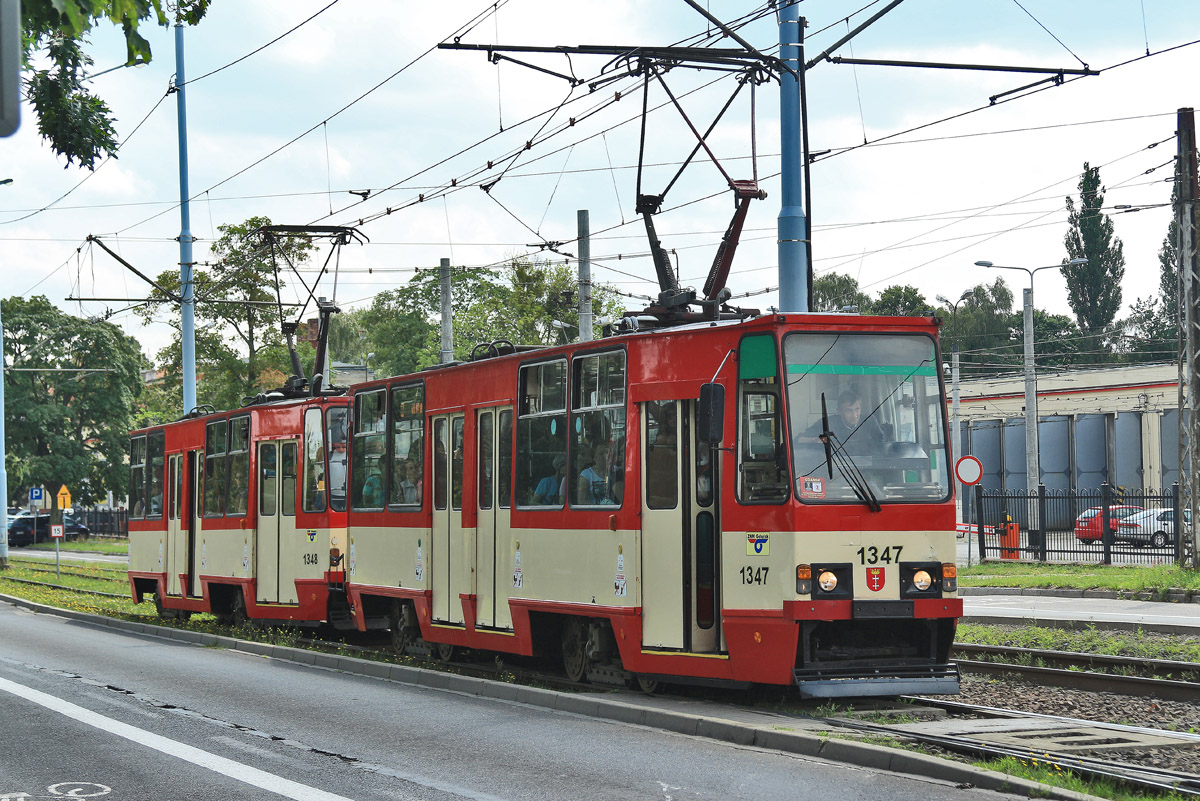 Гданьск, Konstal 105Na № 1347