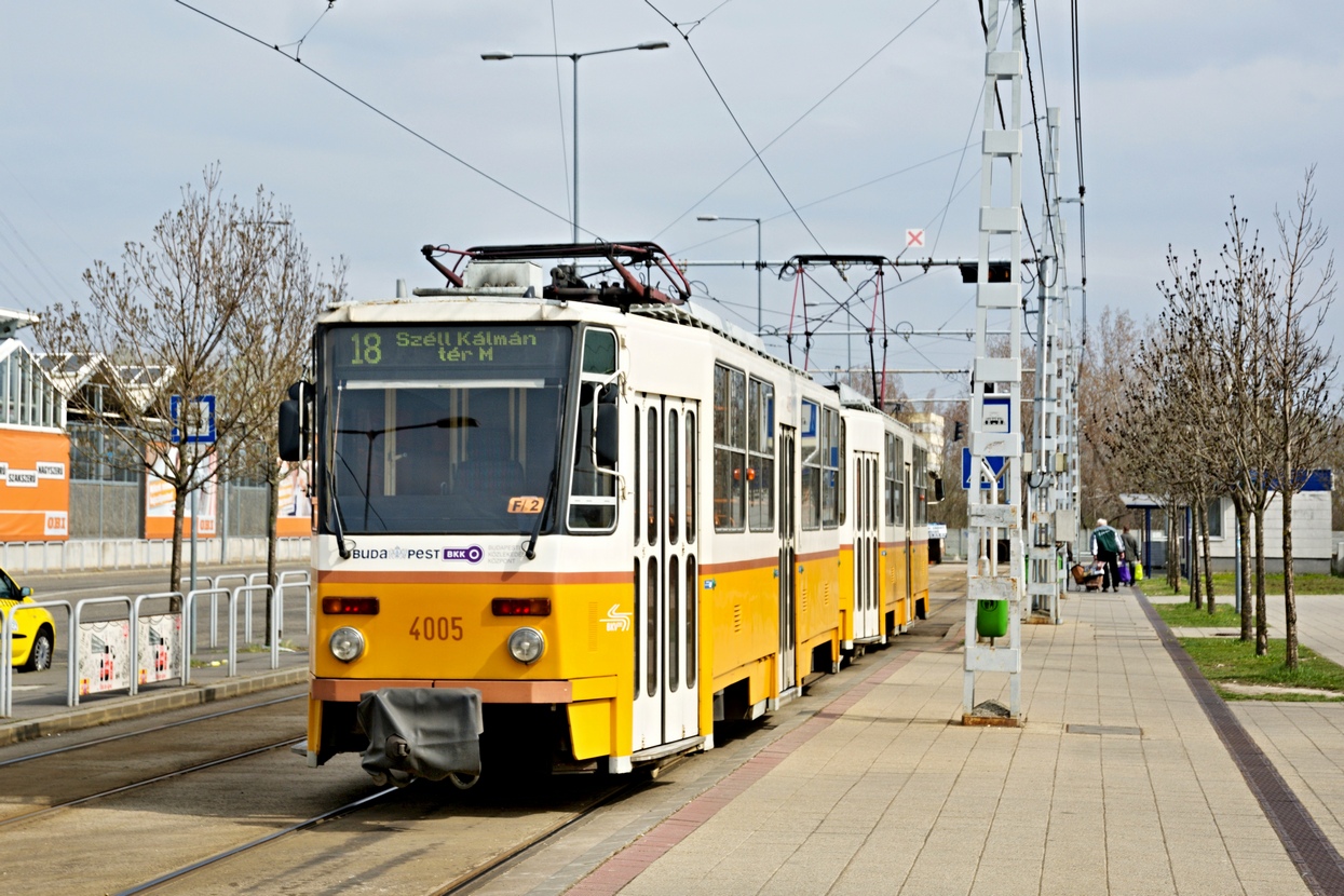 Budapest, Tatra T5C5K2 № 4005 Budapest, Tatra T5C5K2 № 4005