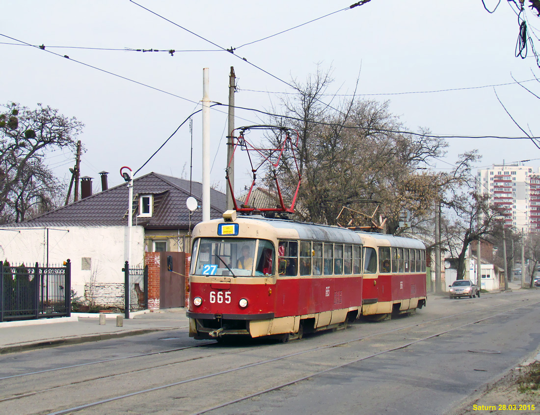 Harkov, Tatra T3SU — 665