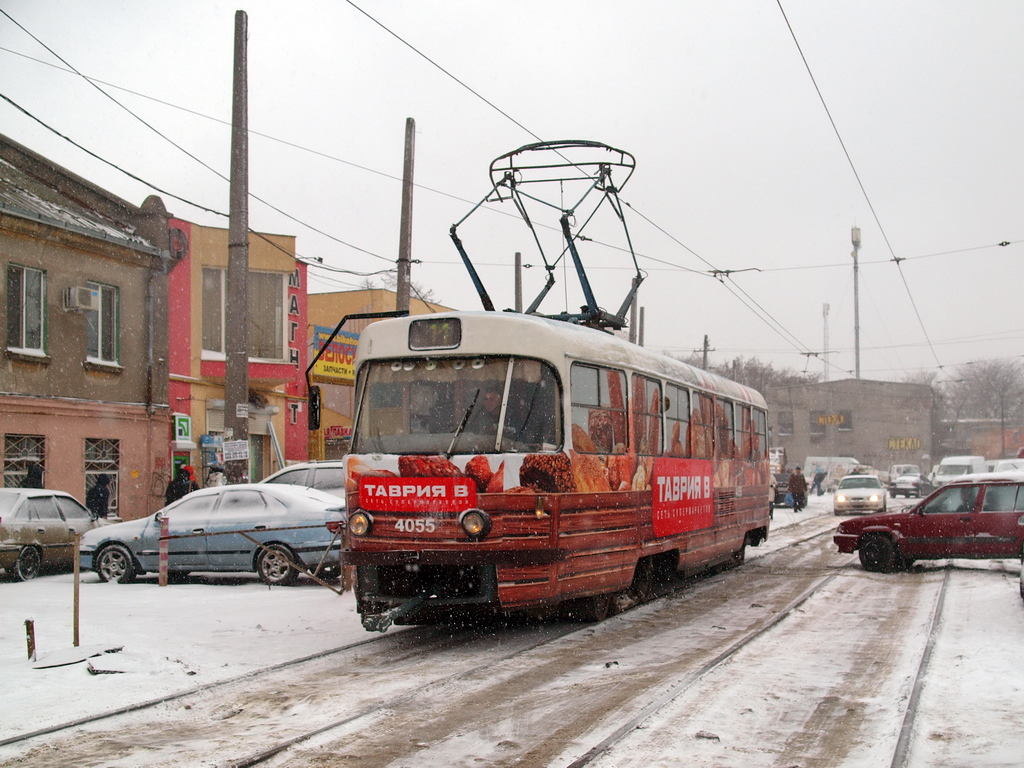 Одесса, Tatra T3R.P № 4055