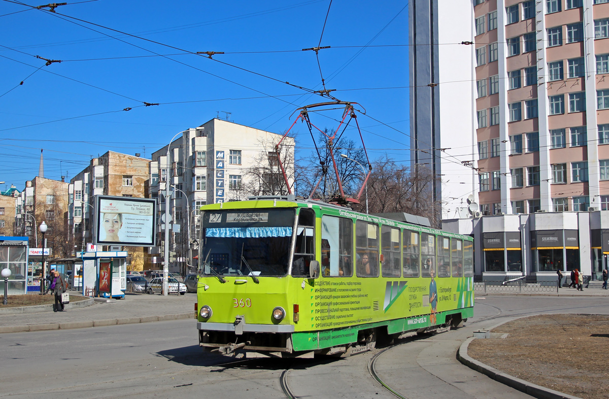Yekaterinburg, Tatra T6B5SU № 360