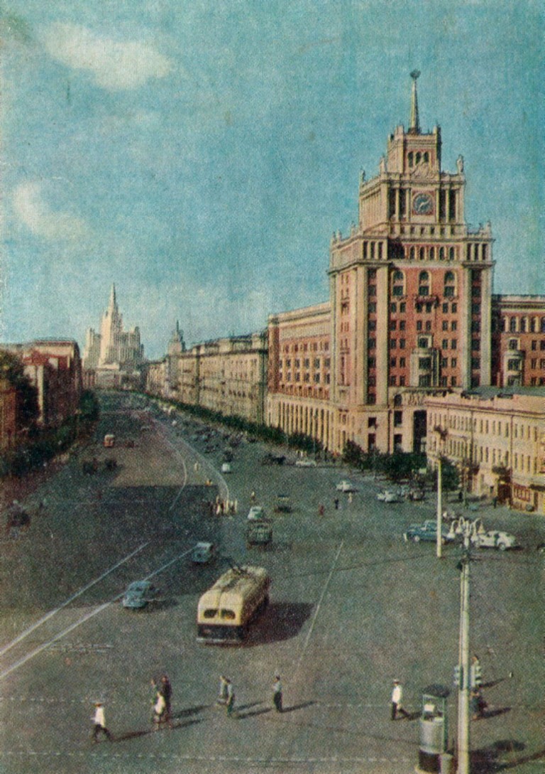 Maskava — Historical photos — Tramway and Trolleybus (1946-1991)