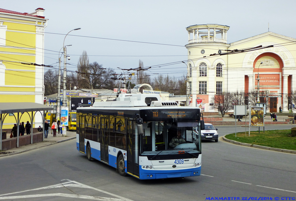 Крымский троллейбус, Богдан Т70110 № 4309