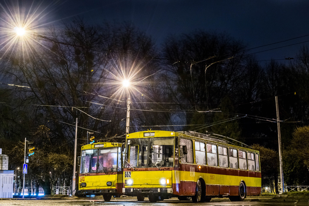 Львов, Škoda 14Tr89/6 № 552
