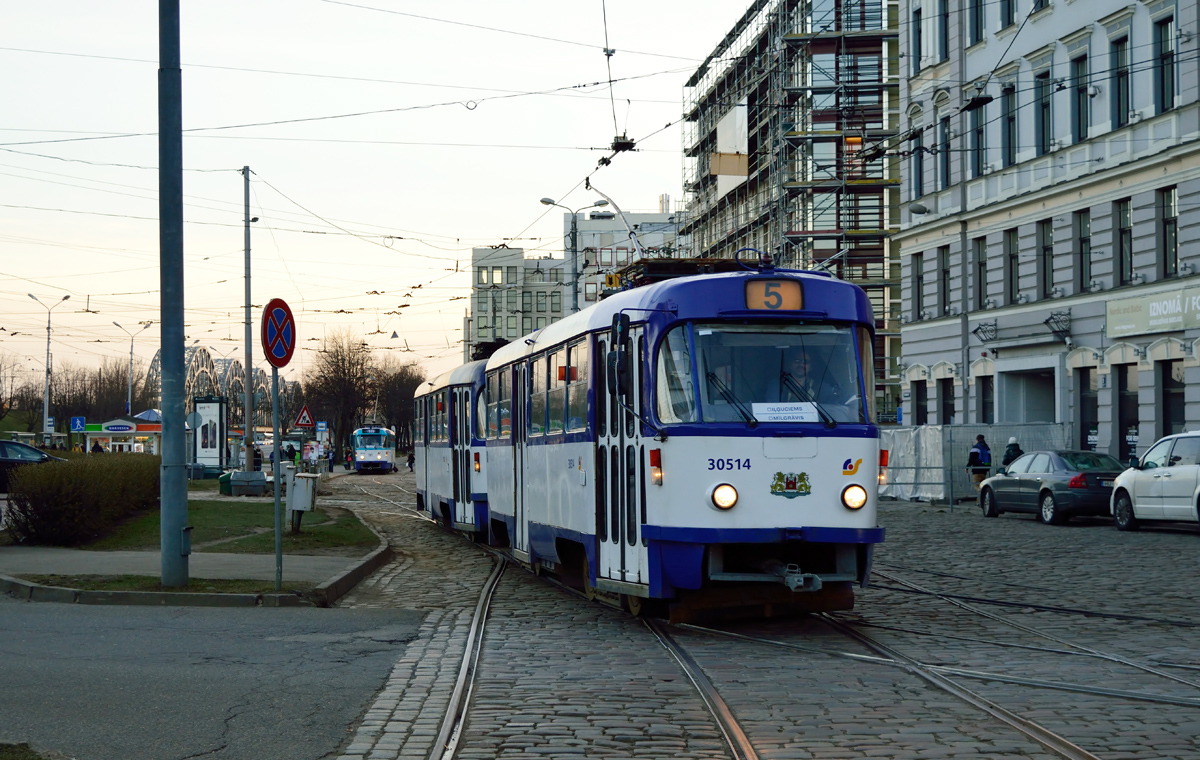 Рига, Tatra T3A № 30514