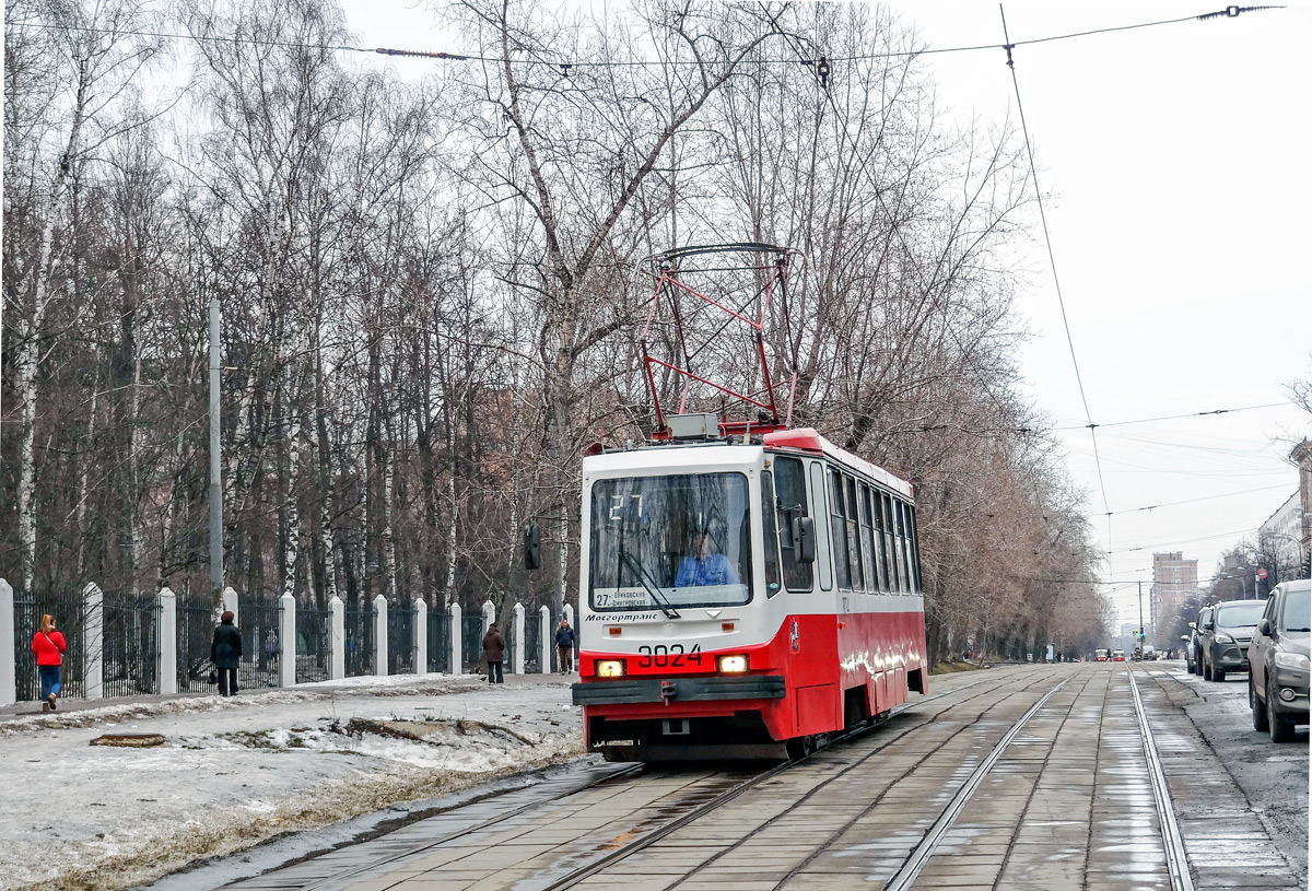 Москва, 71-134А (ЛМ-99АЭ) № 3024