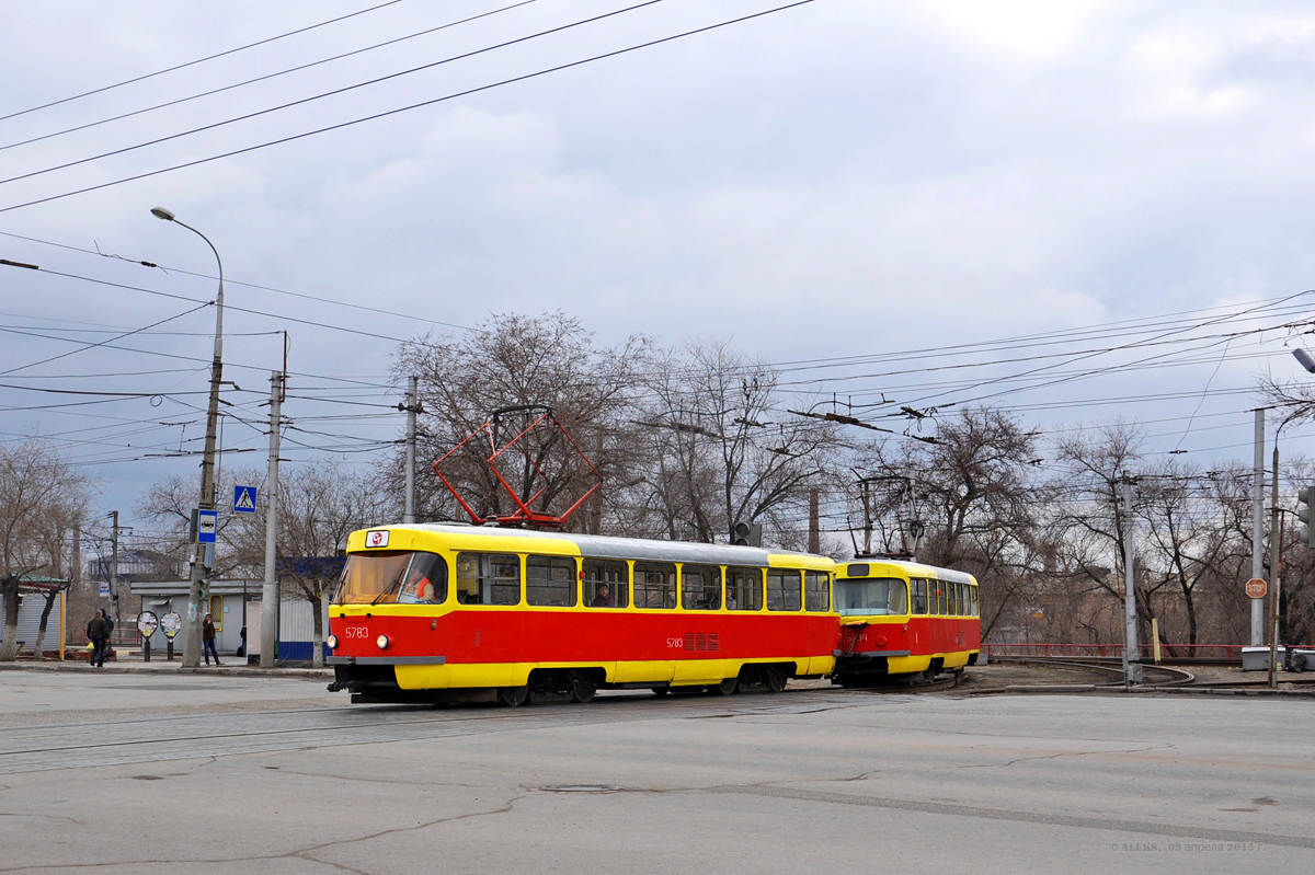 Волгоград, Tatra T3SU № 5783; Волгоград, Tatra T3SU № 5784