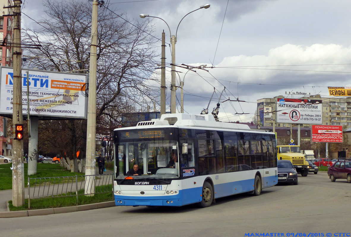 Крымский троллейбус, Богдан Т70110 № 4311