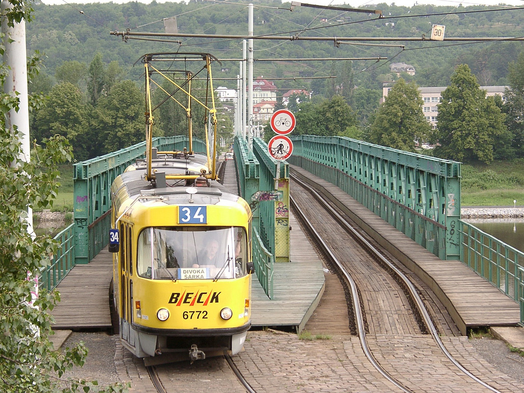 Прага, Tatra T3 № 6772