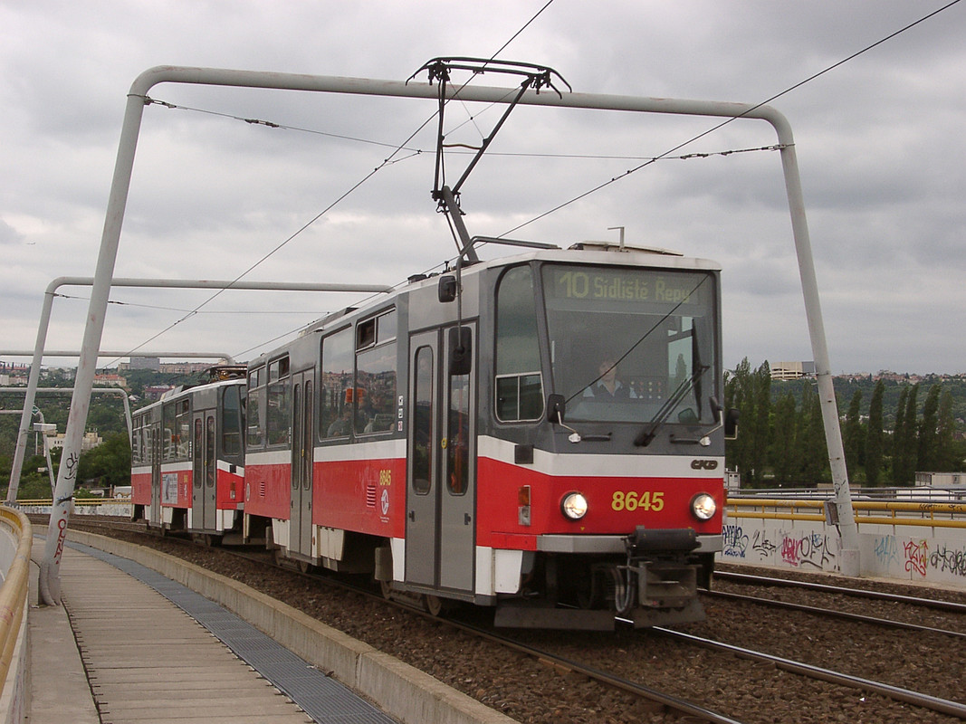 Прага, Tatra T6A5 № 8645