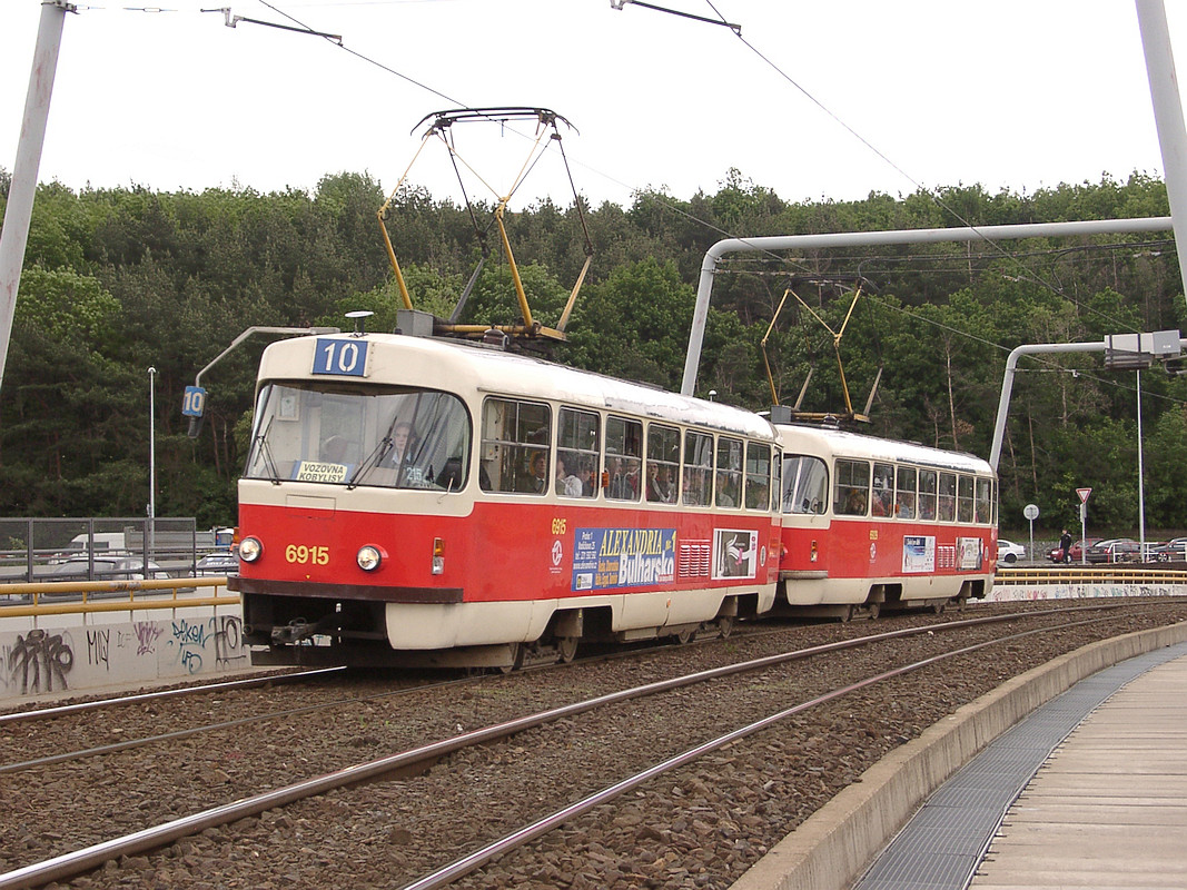 Прага, Tatra T3 № 6915