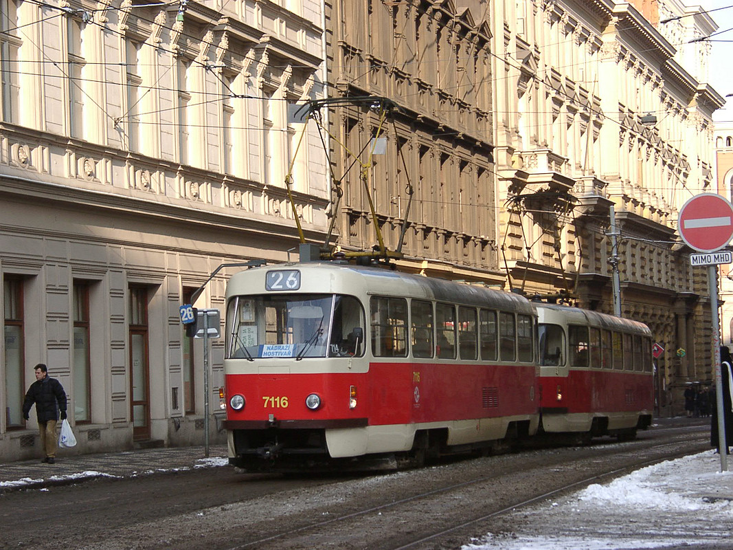 Прага, Tatra T3SUCS № 7116