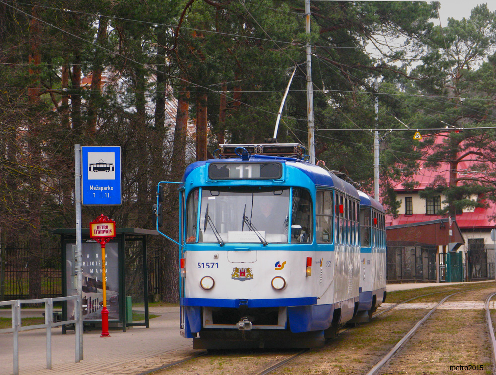 Рига, Tatra T3A № 51571