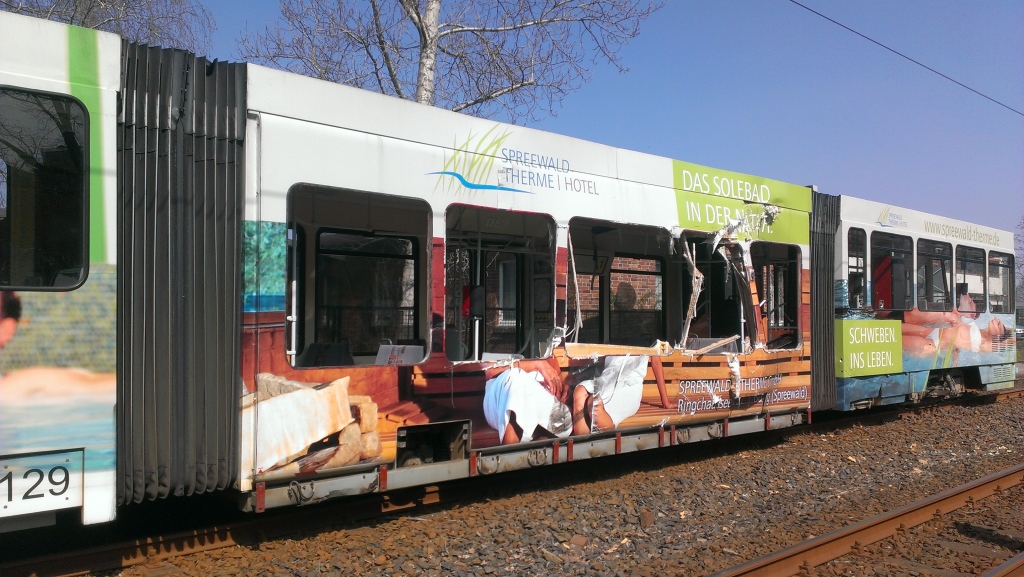 Котбус, Tatra KTNF6 № 129; Котбус — Инциденты Котбус, Tatra KTNF6 № 129; Котбус — Инциденты