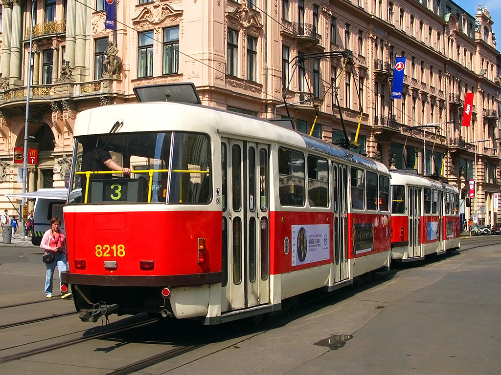 Прага, Tatra T3R.P № 8218
