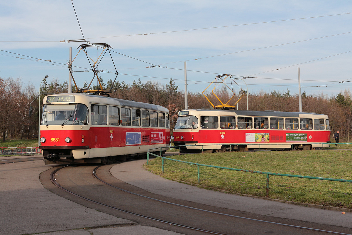 Прага, Tatra T3R.P № 8531; Прага, Tatra T3R.P № 8446