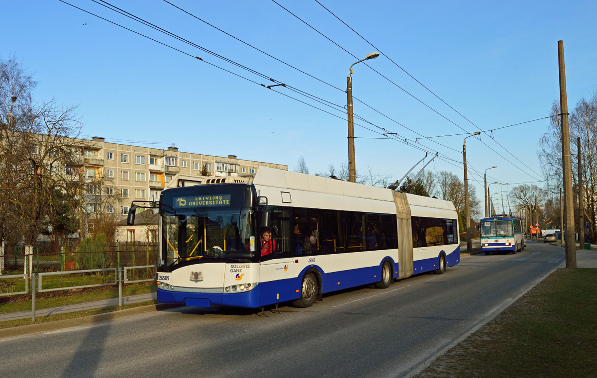 Рига, Solaris Trollino III 18 Ganz № 26509