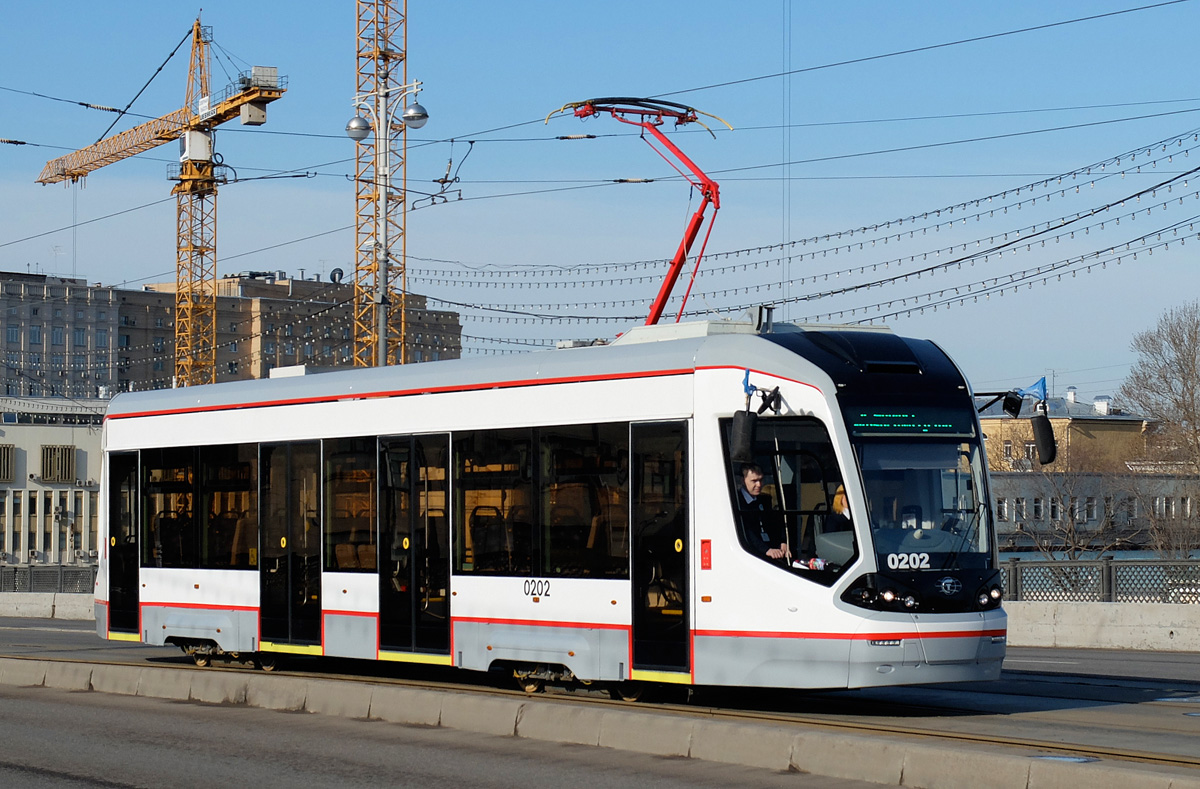 莫斯科, 71-911 “City Star” # 0202; 莫斯科 — Parade to 116 years of Moscow tramway on April 11, 2015