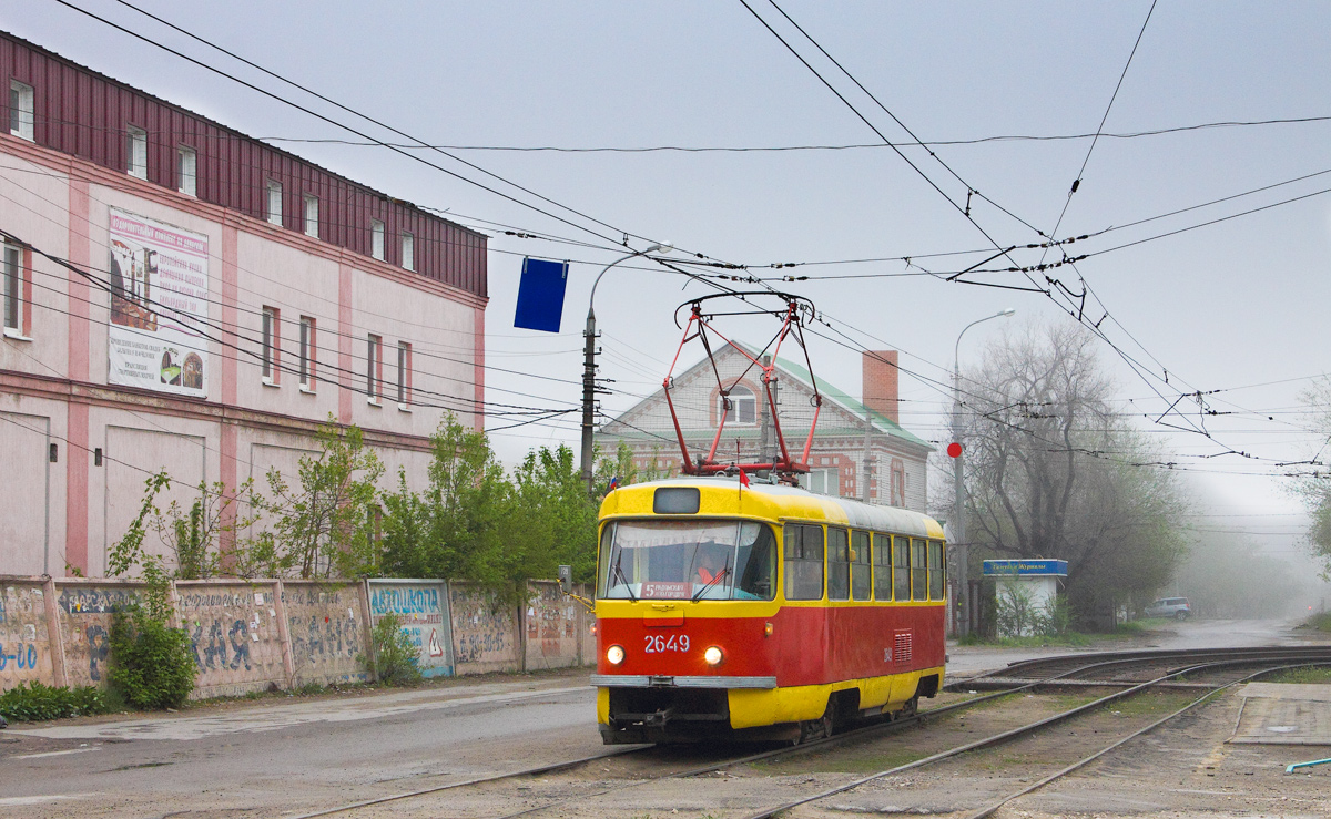Волгоград, Tatra T3SU (двухдверная) № 2649