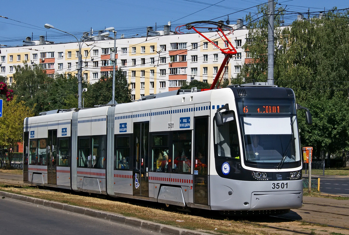 Москва, 71-414 (Pesa Fokstrot) № 3501