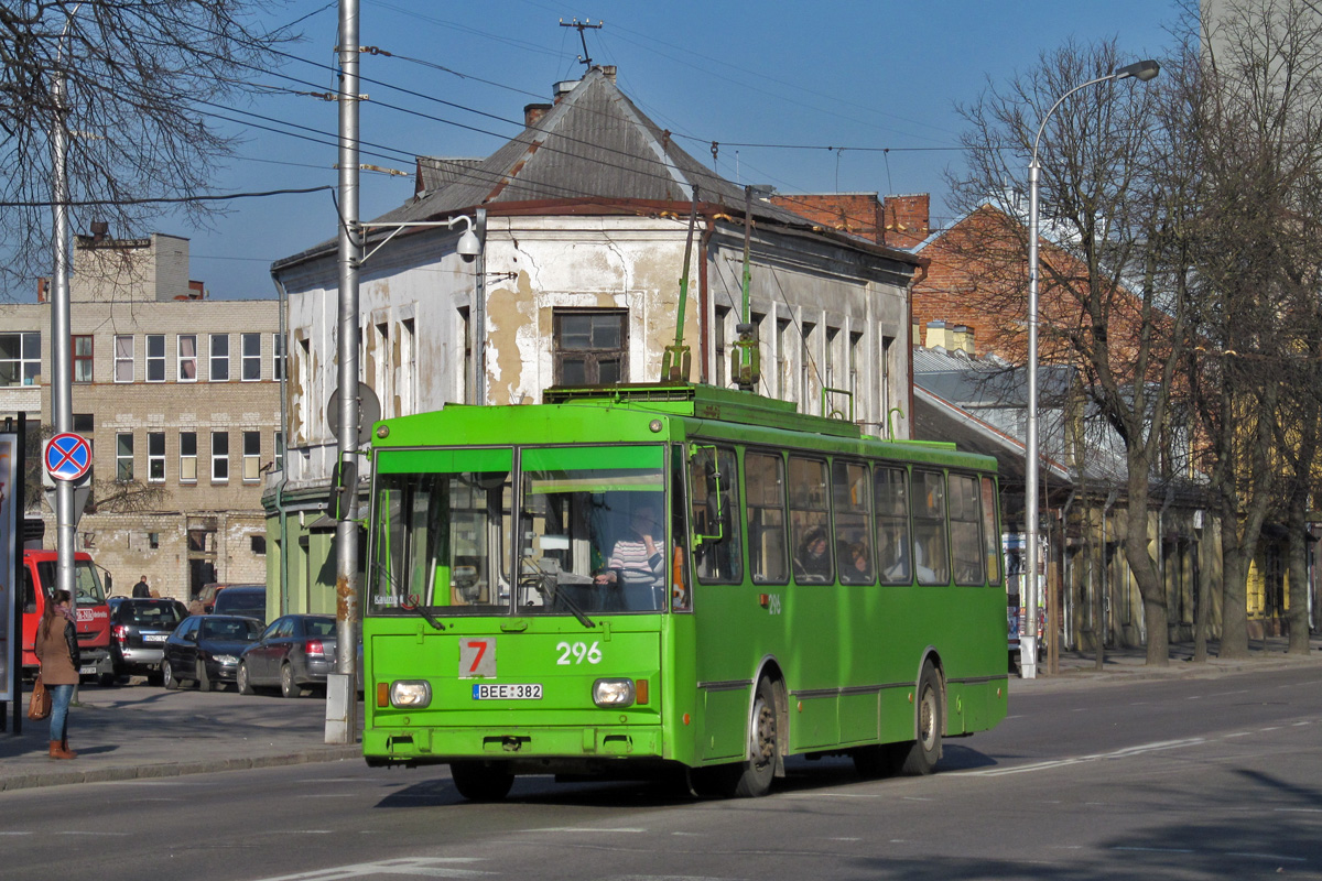 Каунас, Škoda 14Tr02/6 № 296
