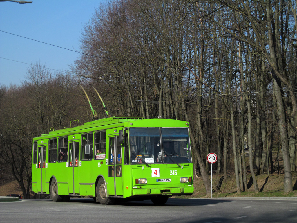 Каунас, Škoda 14Tr89/6 № 315