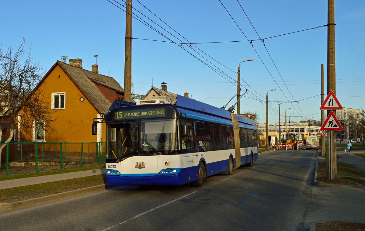 Рига, Solaris Trollino II 18 Ganz № 16022