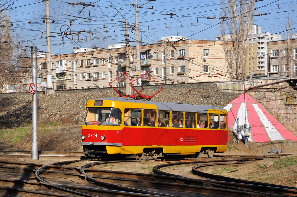 Волгоград, Tatra T3SU № 2724