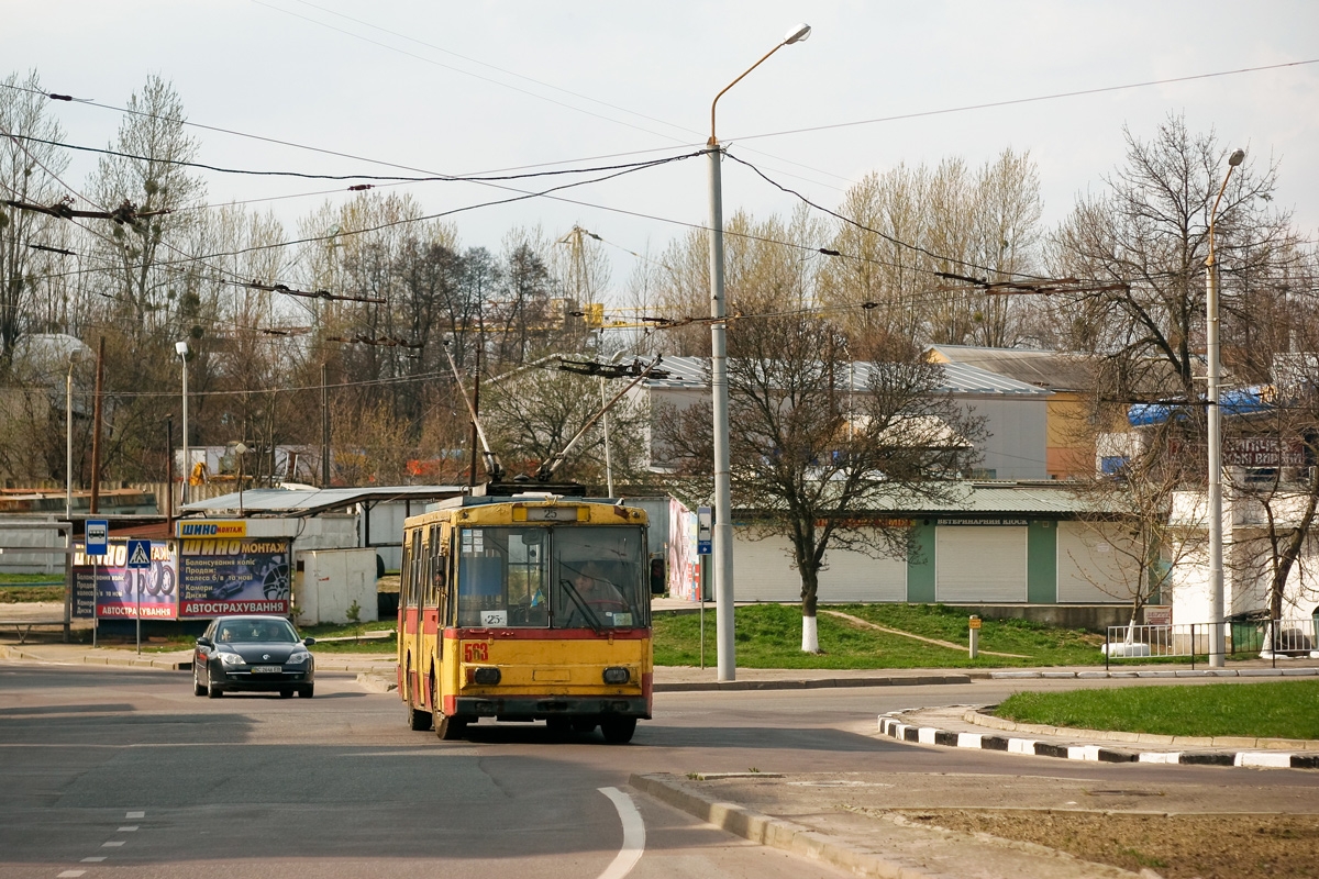 Львов, Škoda 14Tr89/6 № 563