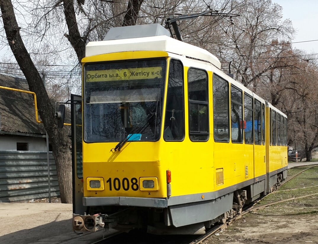 Алматы, Tatra KT4DtM № 1008