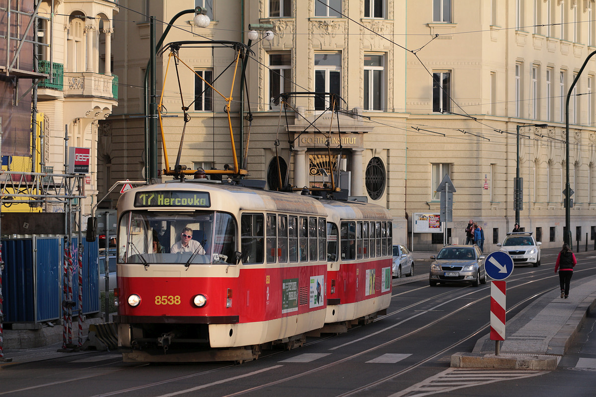 Прага, Tatra T3R.P № 8538