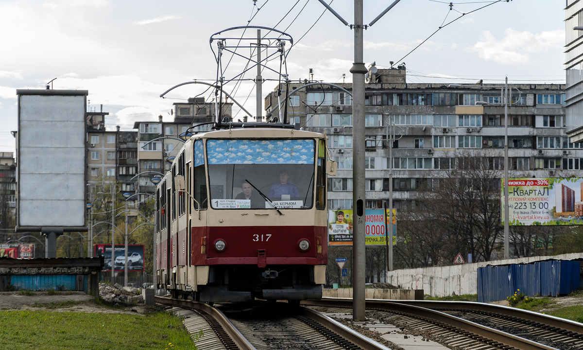 Киев, Tatra T6B5SU № 317