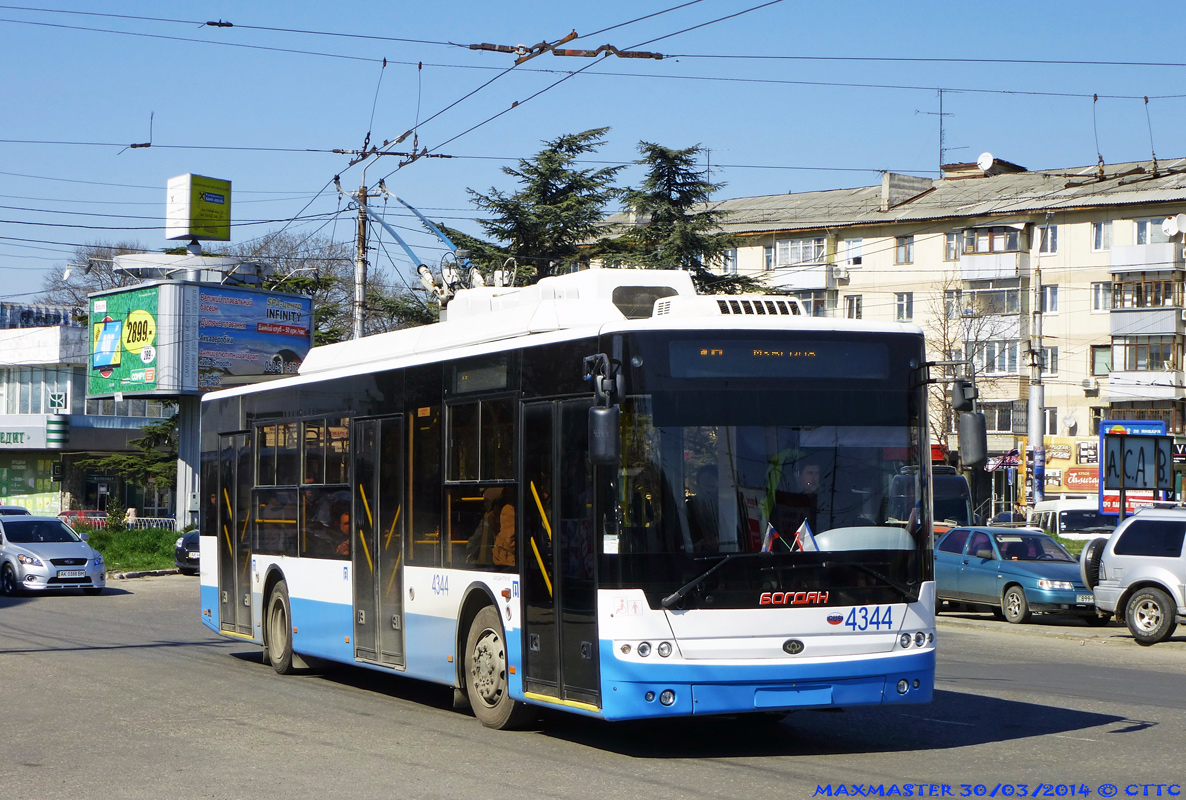 Крымский троллейбус, Богдан Т70110 № 4344
