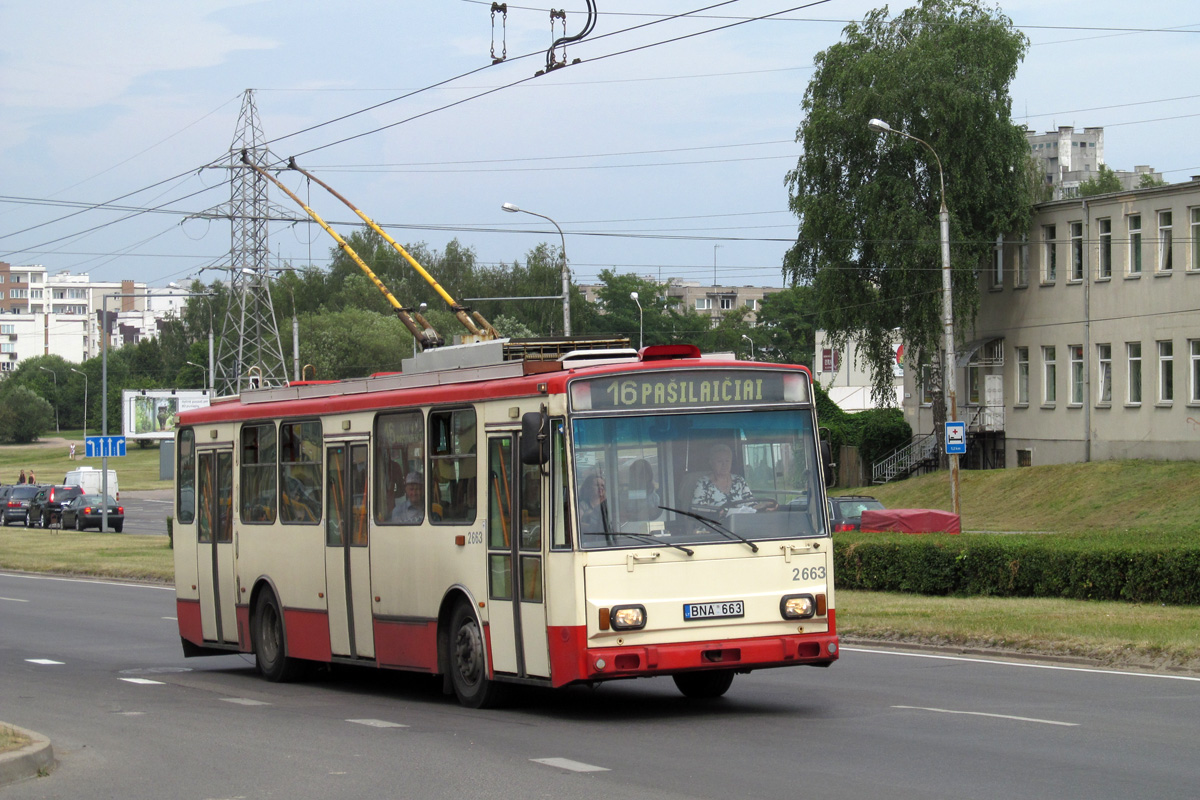 Вильнюс, Škoda 14Tr17/6M № 2663