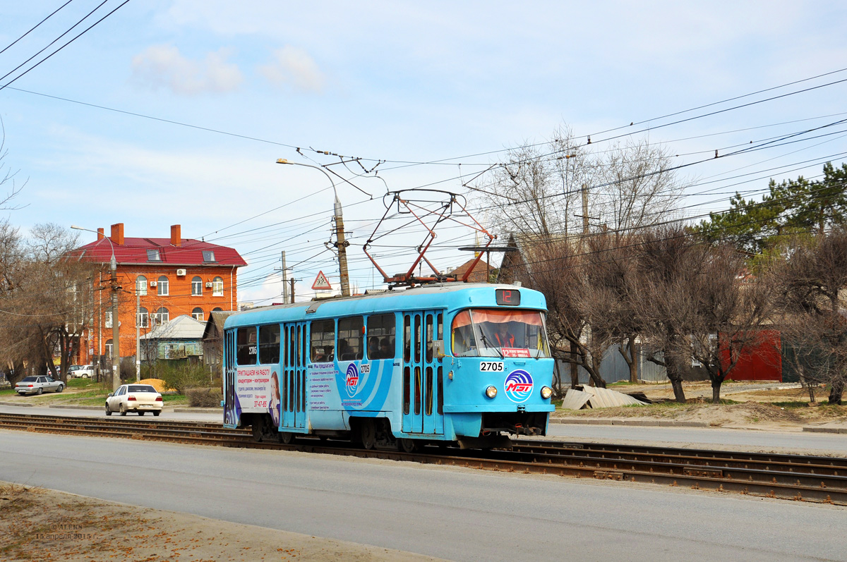 Волгоград, Tatra T3SU № 2705