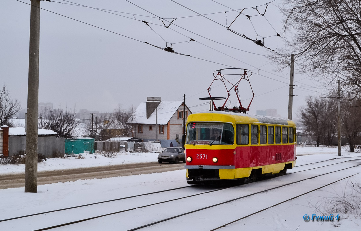 Volgograd, Tatra T3SU (2-door) N°. 2571