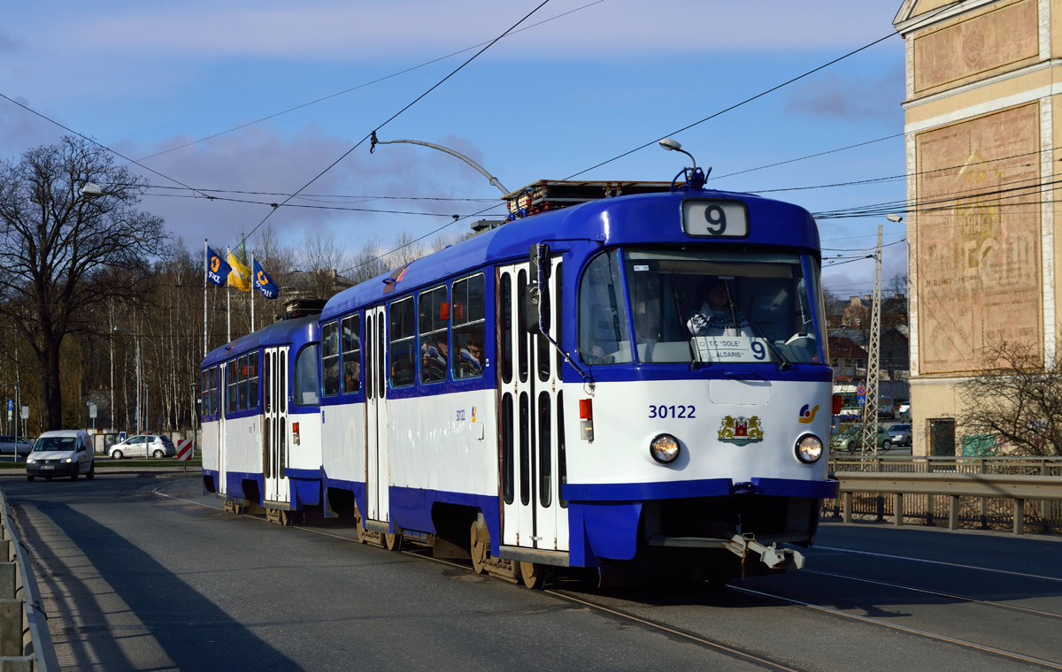 Рига, Tatra T3A № 30122