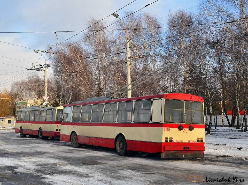 Ровно, Škoda 14Tr89/6 № 105