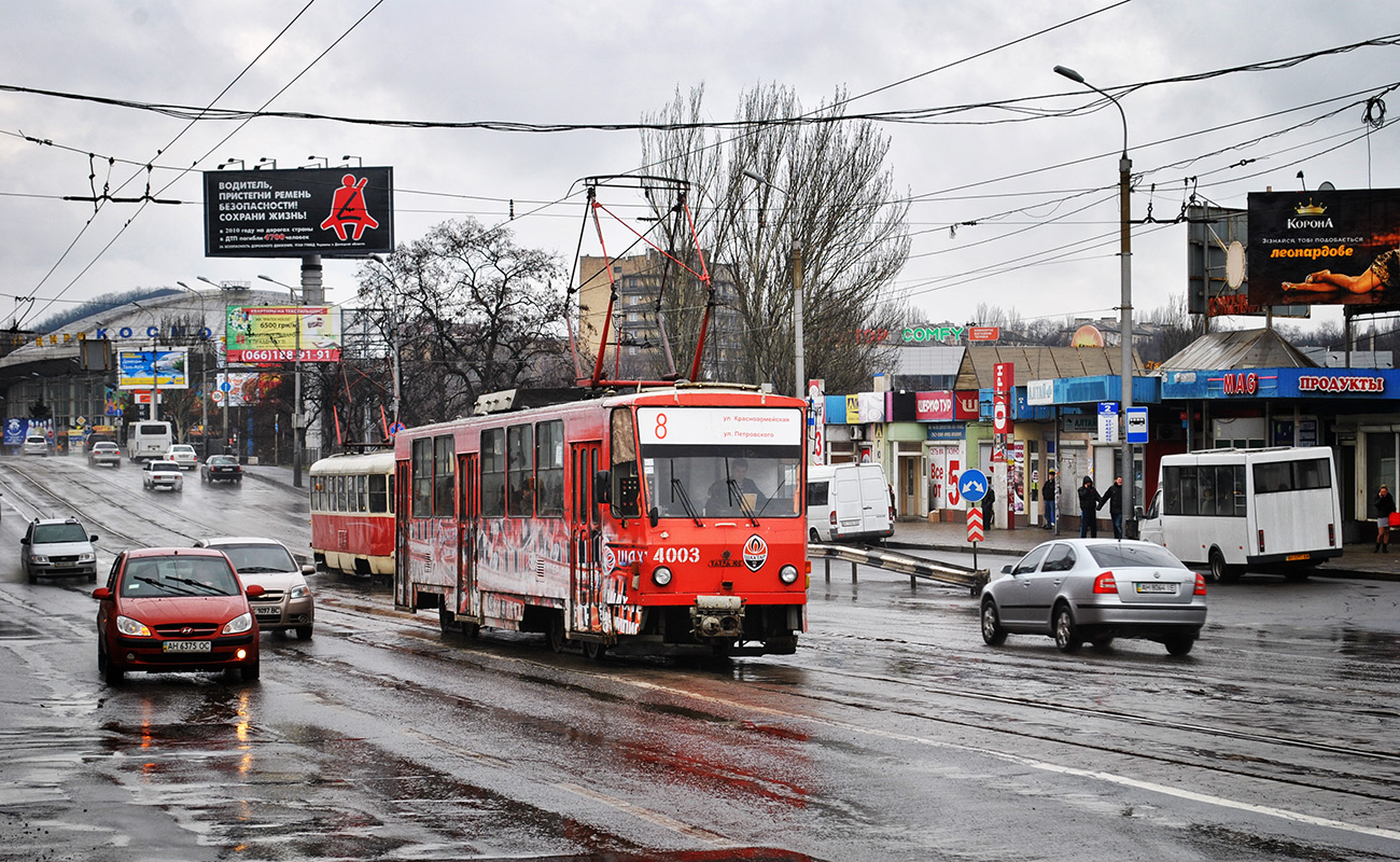 Донецк, Татра-Юг Т6Б5 № 4003