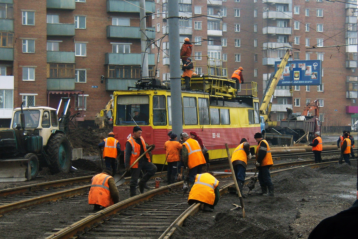 Osinniki, TS-34D č. ВВ-44; Osinniki — Repairs