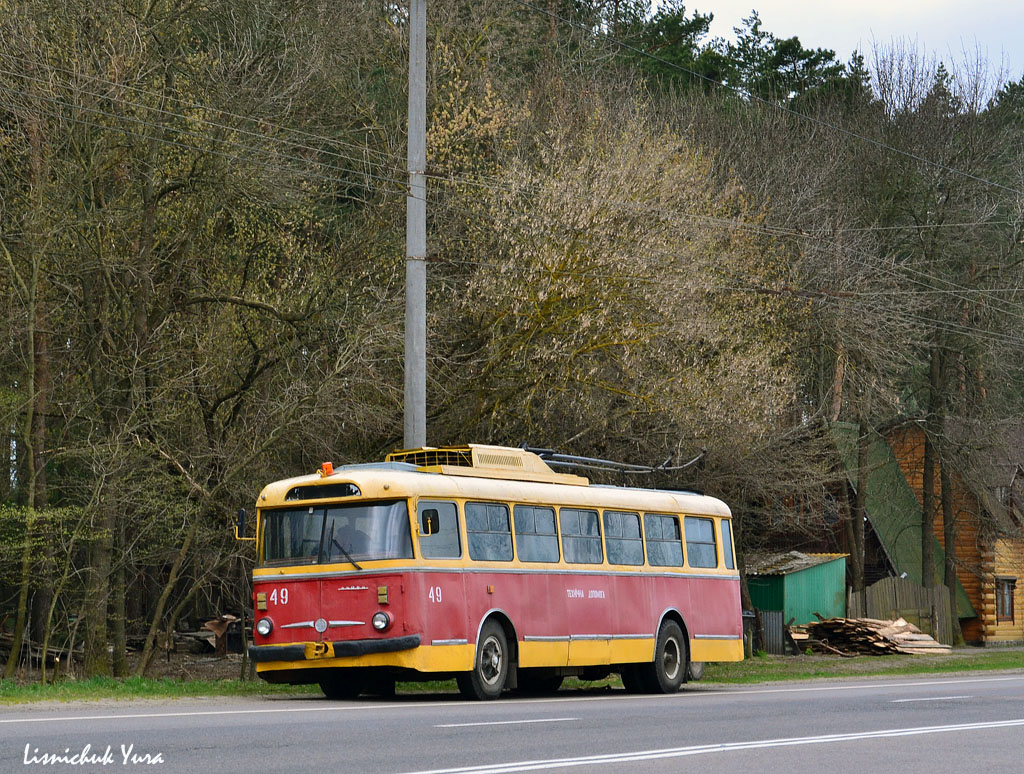 Луцк, Škoda 9Tr19 № 49; Луцк — Проводное воскресение, маршруты на с. Гаразджа
