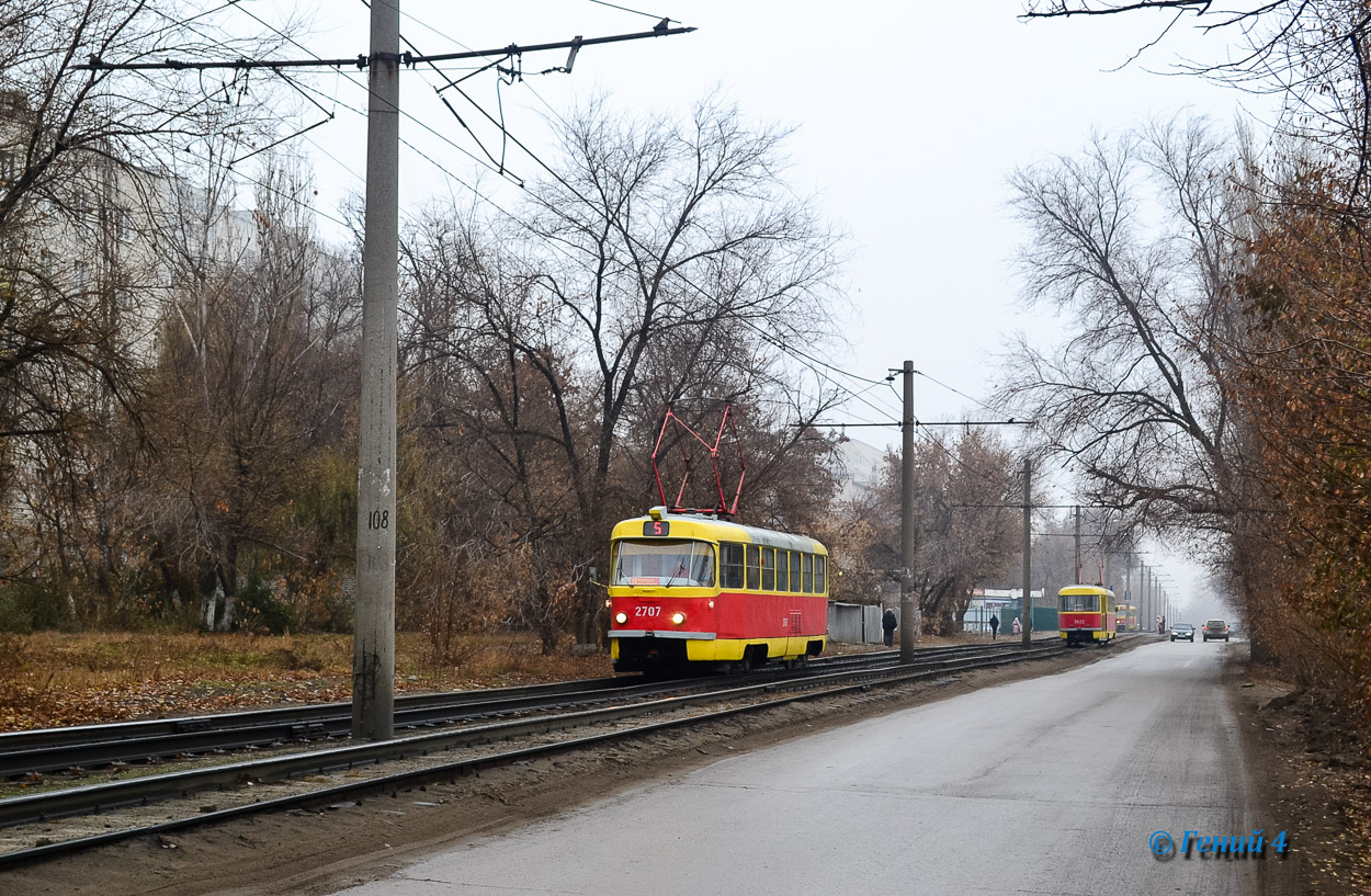 Волгоград, Tatra T3SU № 2707