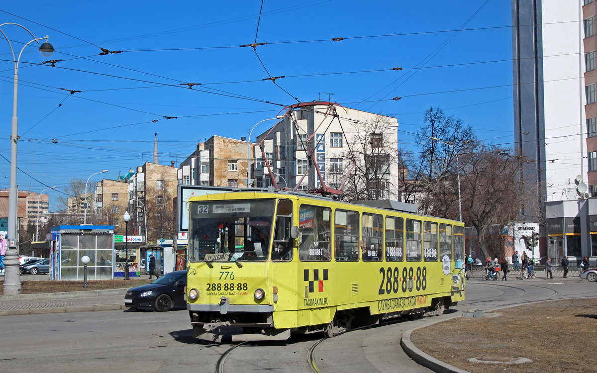 Yekaterinburg, Tatra T6B5SU № 776
