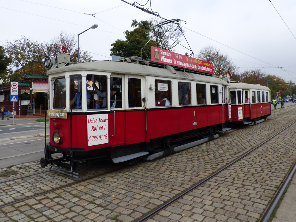 Вена, Lohner Type M № 4101; Вена — Tramwaytag 2014